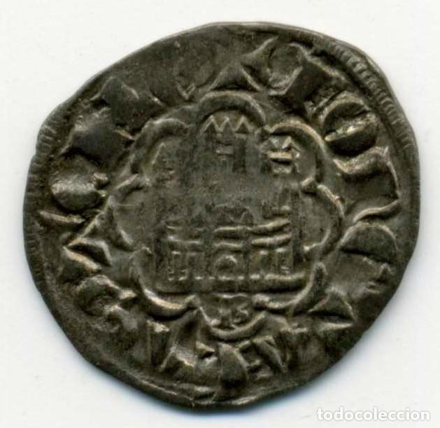 Monedas medievales: XS- ALFONSO X (1252-1284) Dinero Moneta BURGOS Muy Bonita