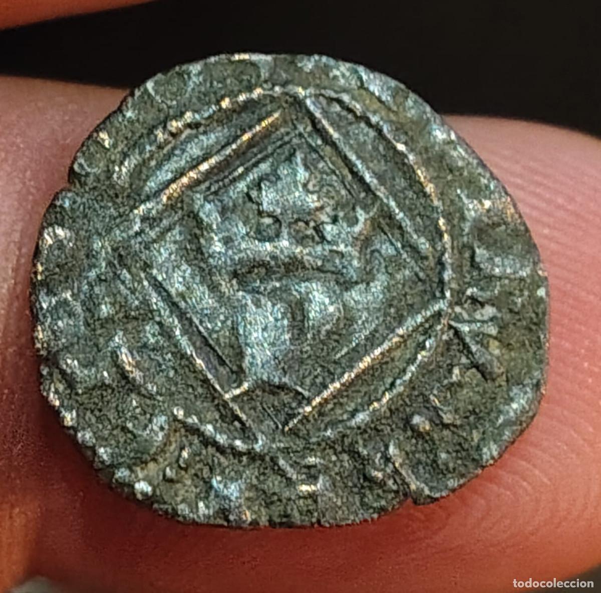 Monedas medievales: XS- PEDRO I (1350-1369) Dinero SEVILLA ESCASA