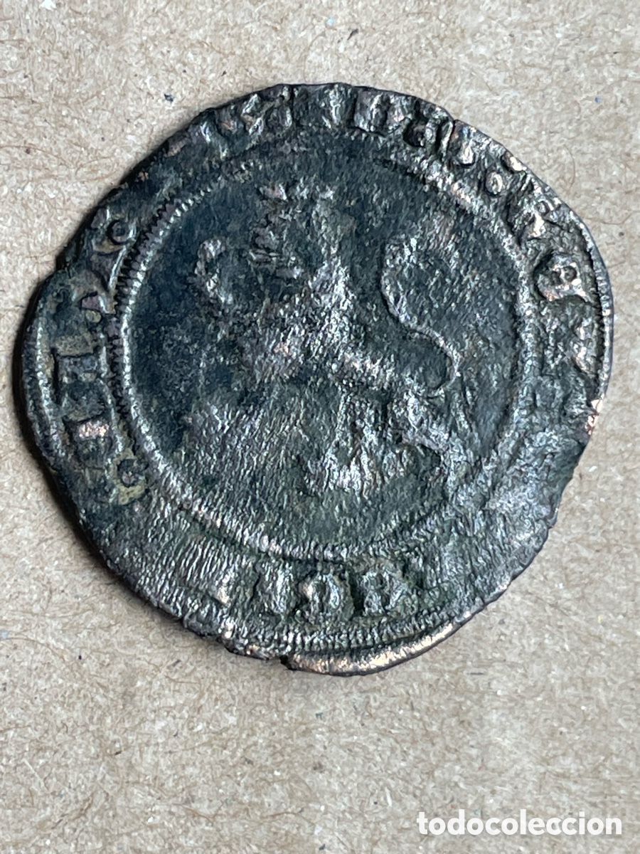 Monedas medievales: Moneda Medieval de los Reyes Cat&oacute;licos