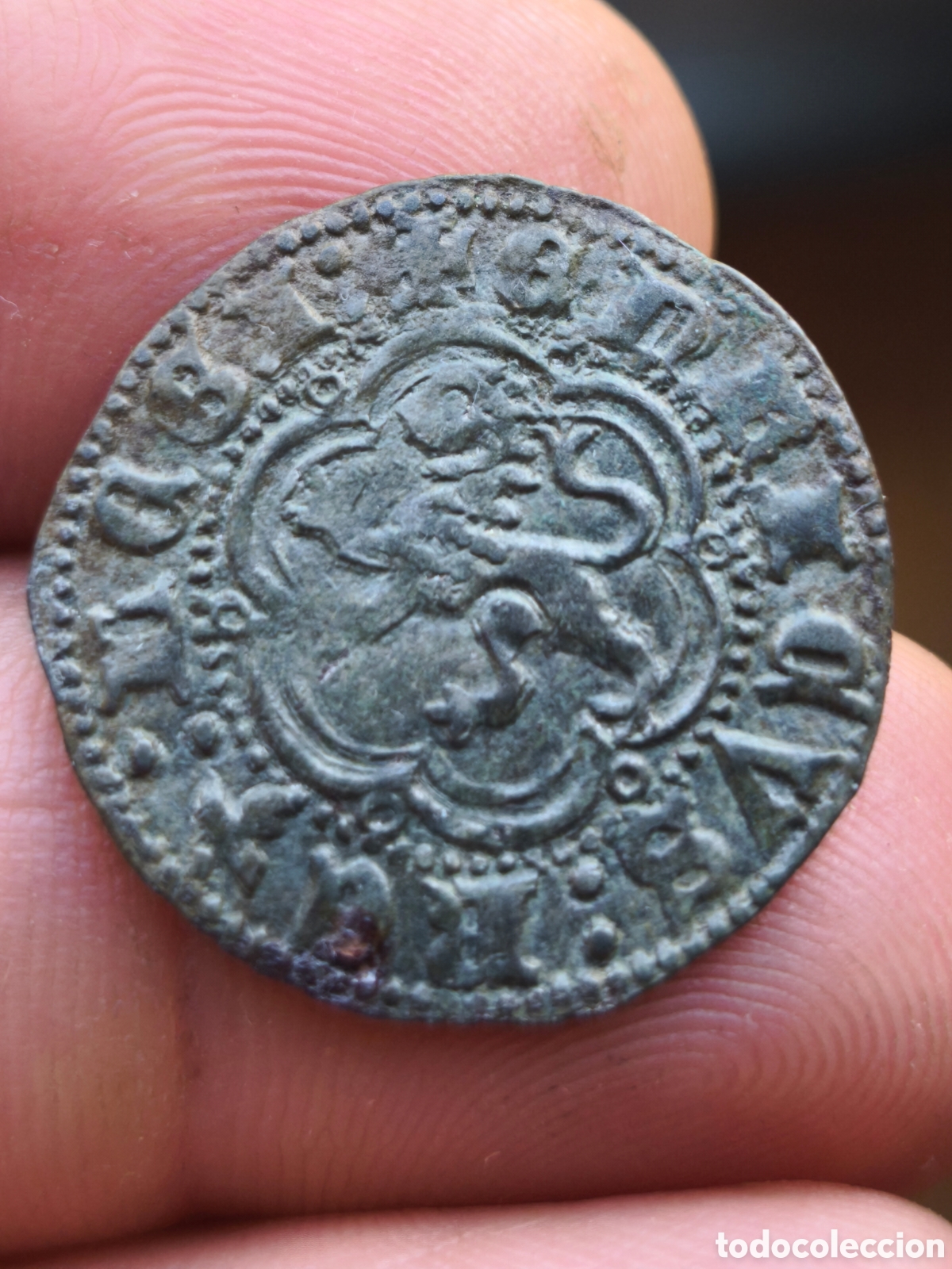 Monedas medievales: Enrique IV Blanca de Vell&oacute;n SEVILLA