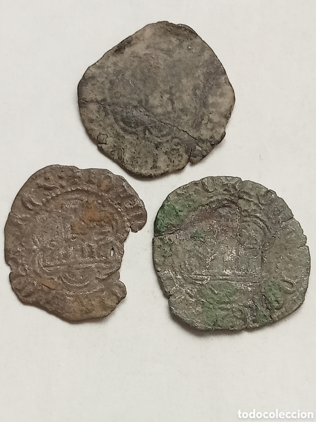 Monedas medievales: JUAN II - SIGLO XV - 3 DOBLE BLANCA