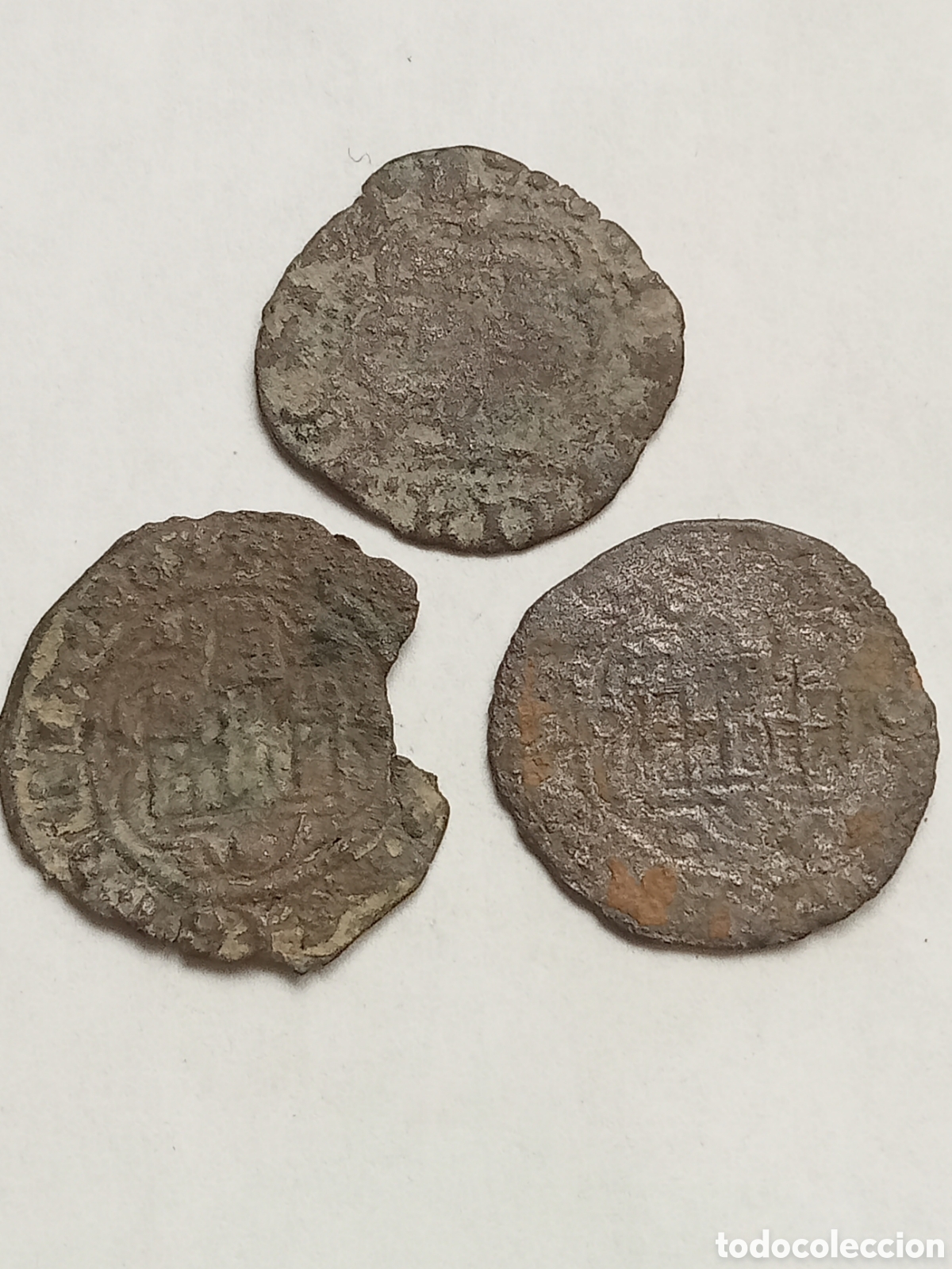 Monedas medievales: ENRIQUE III - SIGLO XV - 3 DOBLE BLANCA
