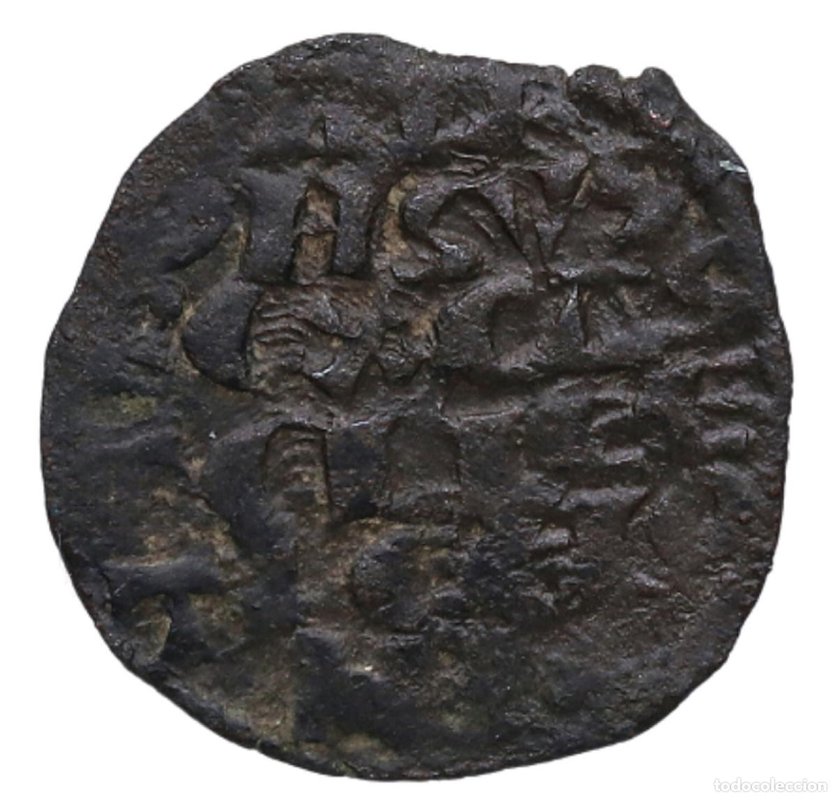 Monedas medievales: *GUTSE*193-ALFONSO X, DINERO 6 LINEAS, CORU&Ntilde;A, AB 230.4, MBC+, ESCASA.
