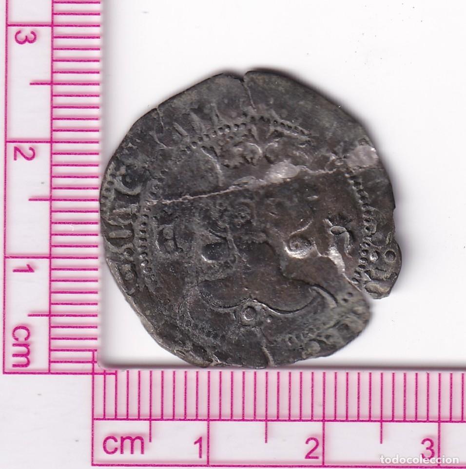 Monnaies m&eacute;di&eacute;vales: CRF1985 MONEDA ENRIQUE II (1368-1379) REAL DE VELLON BUSTO CORONADO
