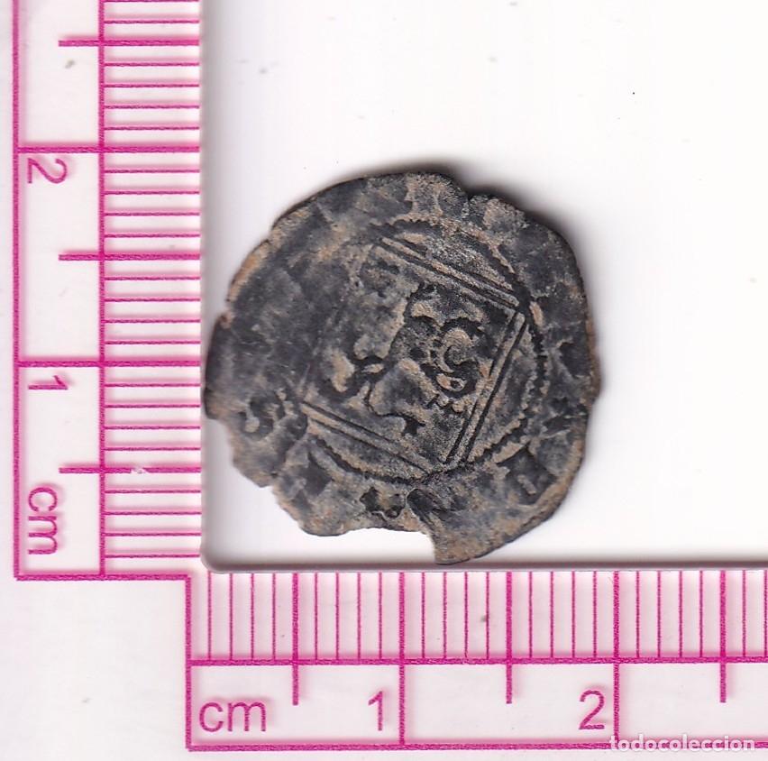 Monete medievali: CRF1992 MONEDA ENRIQUE IV (1454-.1474) BLANCA ROMBO CON FLOR PATAS LEON AVILA