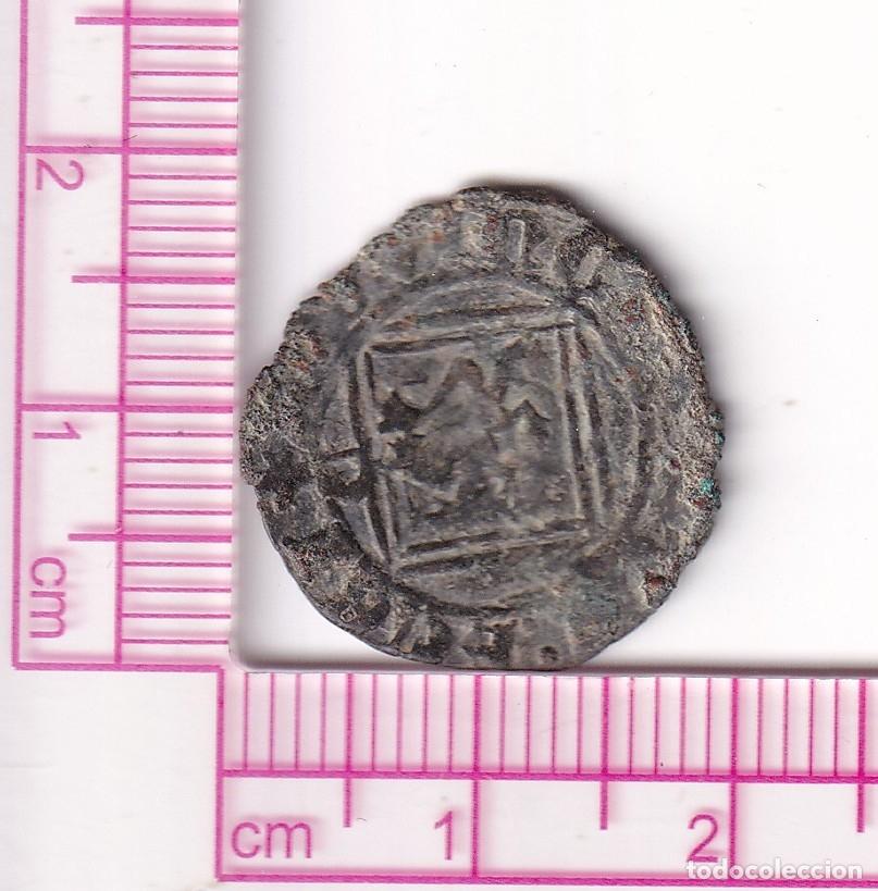 Monete medievali: CRF1996 MONEDA ENRIQUE IV (1454-1474) BLANCA ROMBO C SOBRE LEON CUENCA RARA