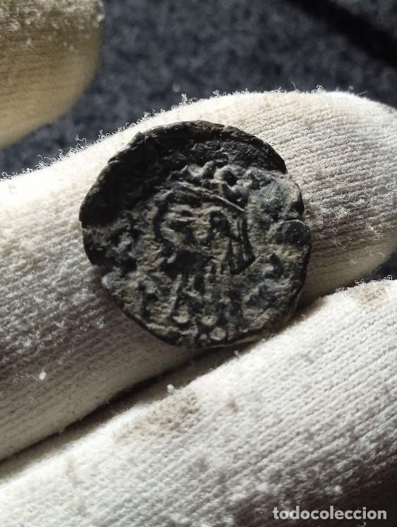 Monedas medievales: Bonito cornado de Juan I , CECA TOLEDO