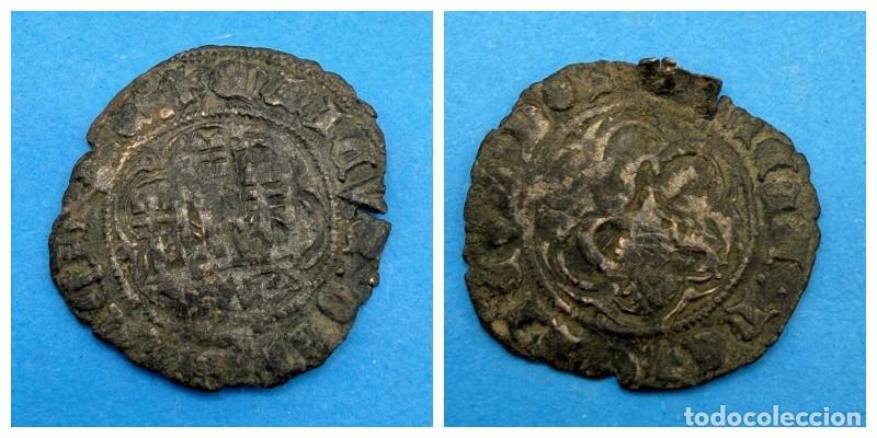 Monedas medievales: MONEDA. ENRIQUE III. BLANCA. TOLEDO.