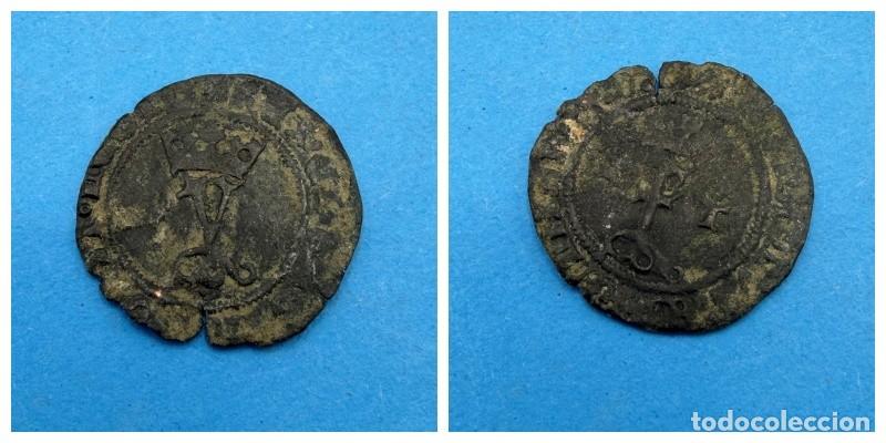 Monedas medievales: MONEDA. BLANCA A NOMBRE DE LOS REYES CATOLICOS. TOLEDO.