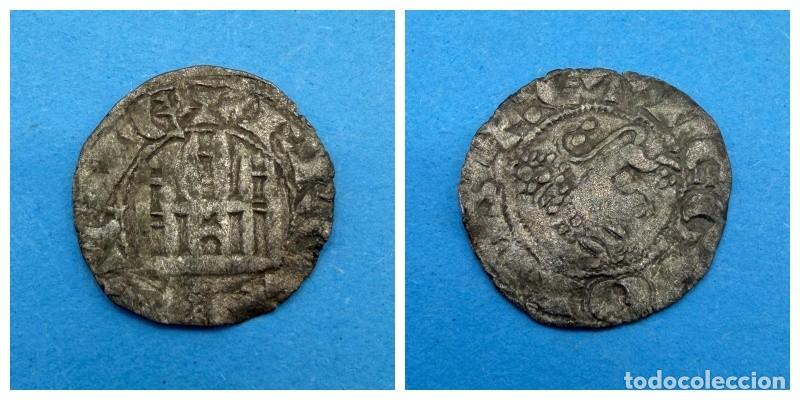 Monedas medievales: MONEDA. DINERO DE FERNANDO IV. EMISION DEL 1297 D.C.