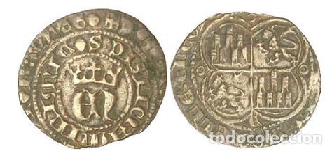 Monedas medievales: ENRIQUE II CORDOBA. REAL DE VELL&Oacute;N. Mismo ejemplar IMPERATRIX (E2:2.18). Escasa