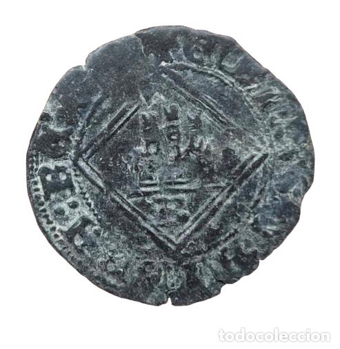 Monedas medievales: ENRIQUE IV. Blanca de Rombo con Ceca BURGOS.