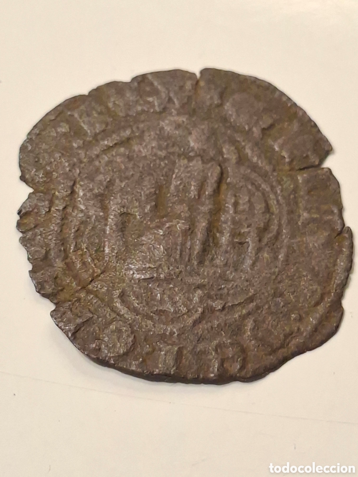 Monedas medievales: blanca de vell&oacute;n de Enrique III (1390-1406). apr