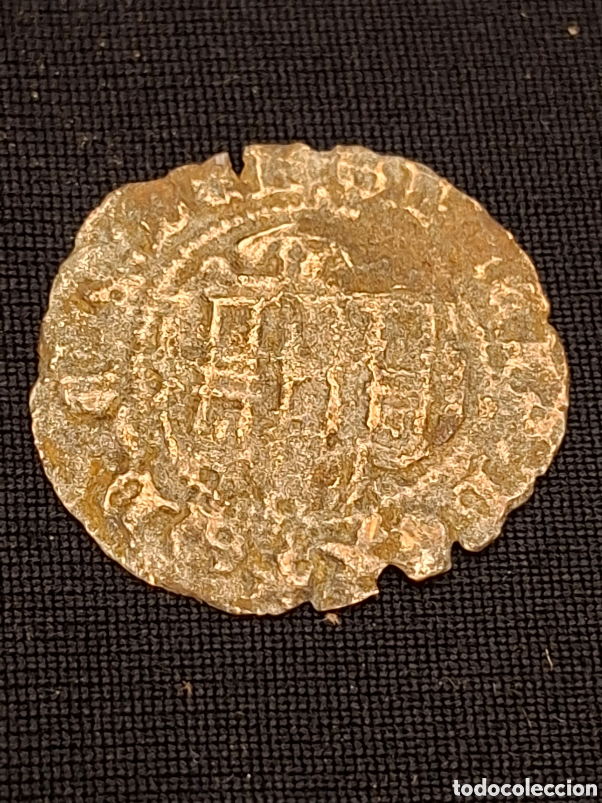 Monedas medievales: Blanca vell&oacute;n de Enrique III de Castilla. 1390-1406. apr