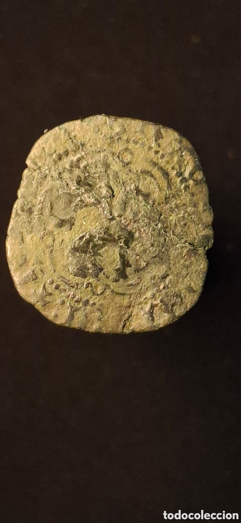 Monedas medievales: blanca de vell&oacute;n de Juan II de Castilla ( rein&oacute; entre 1406 y 1454)