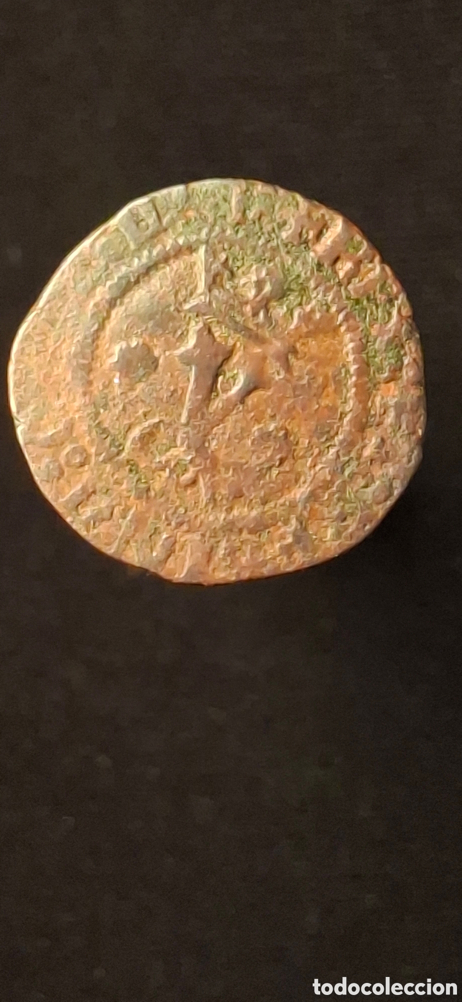 Monedas medievales: blanca de vell&oacute;n de los Reyes Cat&oacute;licos a,Pragm&aacute;tica de Medina del Campo de 1497. APR