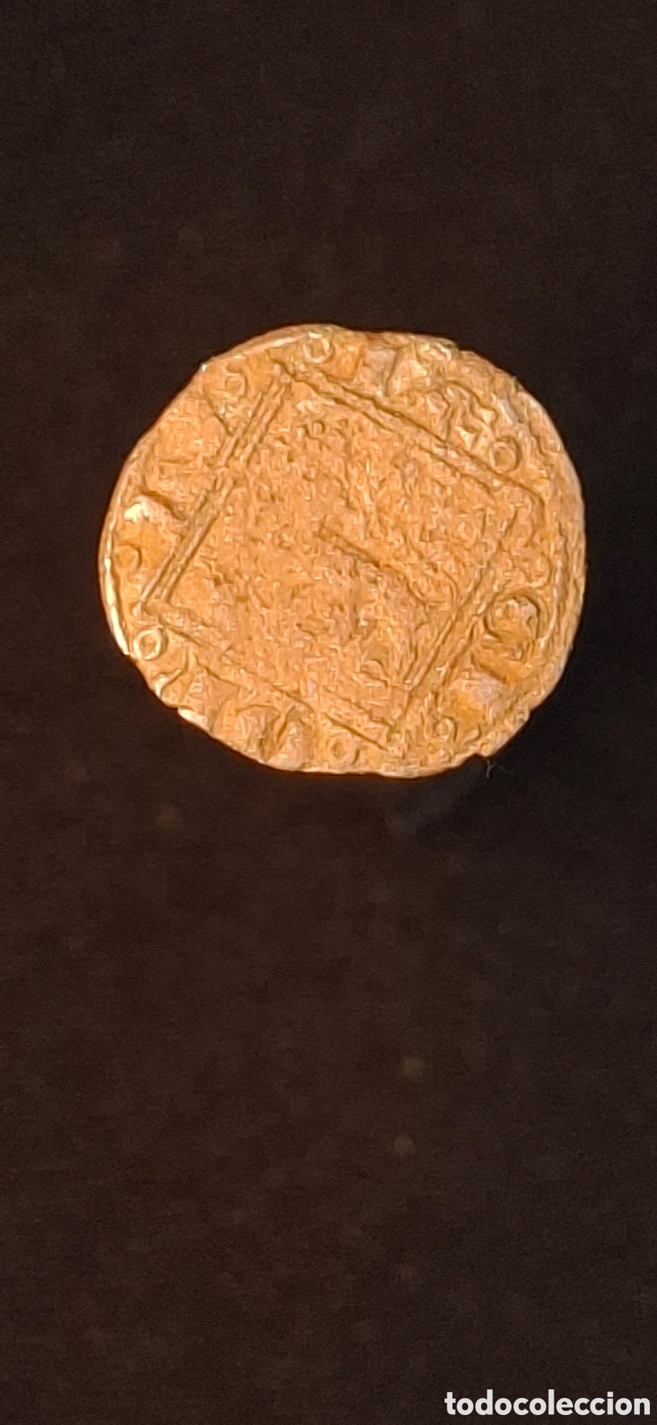 Monedas medievales: &oacute;bolo o pujesa de la &eacute;poca del rey Alfonso X el Sabio. 1252-1284 . APR