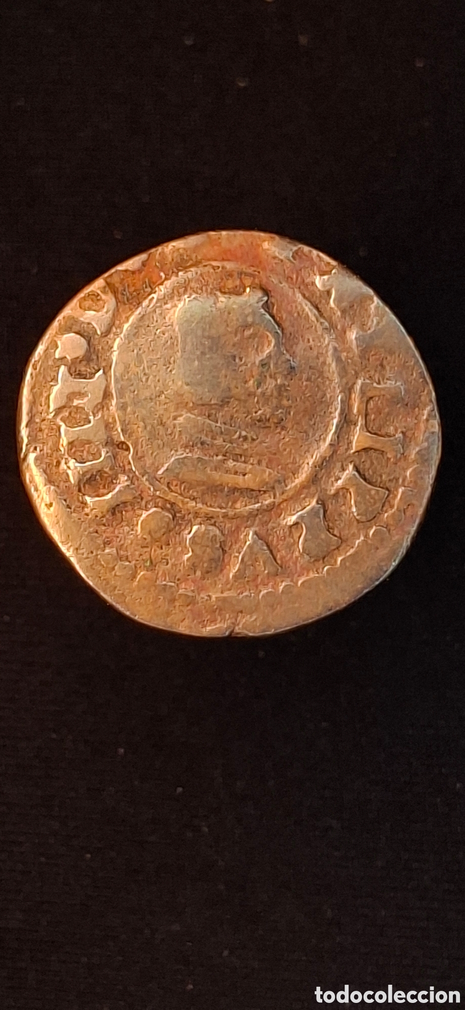 Monedas medievales: 12 maraved&iacute;s. Felipe IV. APR