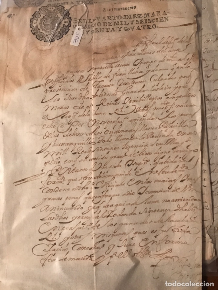 Monedas medievales: ACTA NOTARIAL - Foto 6