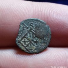 Monedas medievales: DINERO DE VIC. FELIPE II. (RESELLO AGUILA). Lote 134864122