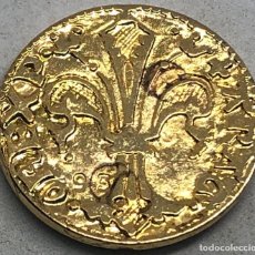 Monedas medievales: RÉPLICA MONEDA 1369-1372. FLORÍN. ZARAGOZA, ARAGÓN. REY PEDRO IV EL CEREMONIOSO. REINO DE ARAGÓN.