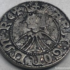 Monedas medievales: RÉPLICA MONEDA 1335-1357. PIEFORT. ZARAGOZA, ARAGÓN. REY PEDRO IV EL CEREMONIOSO. REINO DE ARAGÓN