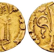 Monedas medievales: FLORIN PEDRO III (1336-1387) CORONA ARAGÓN ( CRU-389) MARCA DE CECA ROSA RARA. Lote 320107383