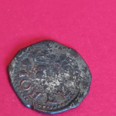 Monedas medievales: JUANA Y CARLOS. DINERO DE BARCELONA. FALSO DE ÉPOCA.. Lote 349277334