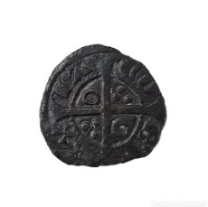 Monedas medievales: DINERO. BARCELONA. JAIME II EL JUSTO. 1291 - 1327. IA EN ANILLO. CRU. 2159.