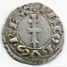 Monedas medievales: XS- ARAGÓN JAIME I (1213-1276) DINERO BUSTO ORIGINAL BELLA