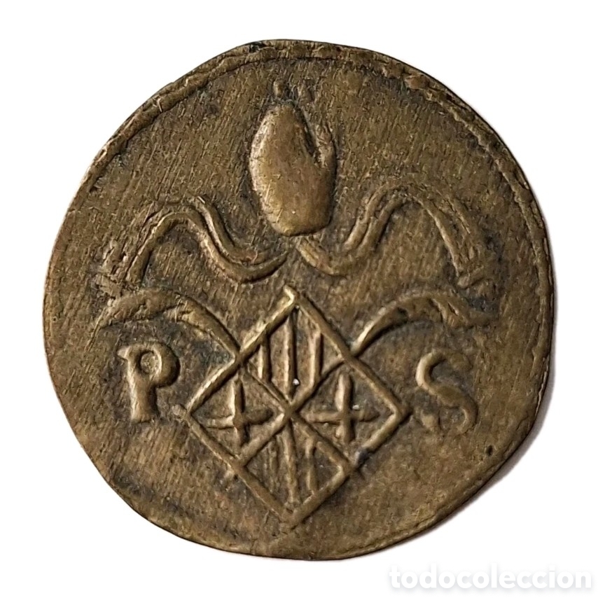 Monedas medievales: VIC PELLOFA. Escudo y mitra. P- S Crus. 2257.