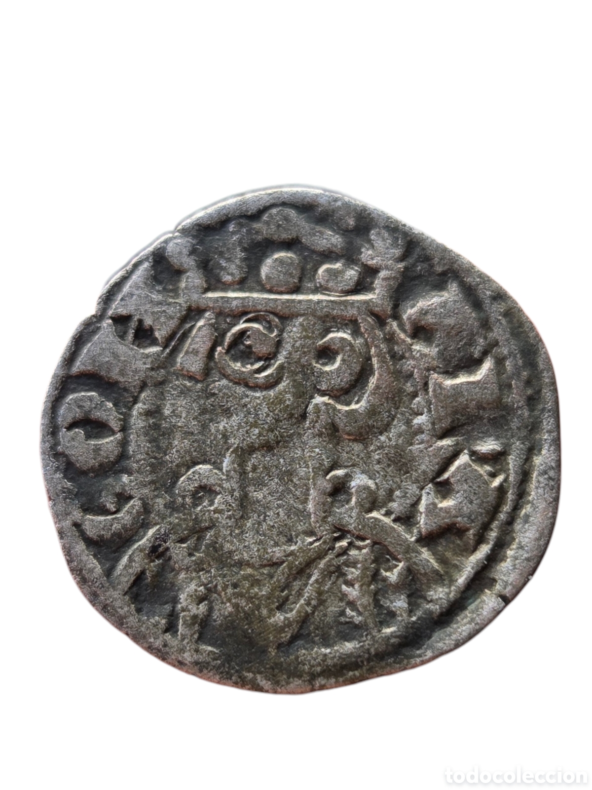 Monedas medievales: Dinero de Jaime II Aragon ,