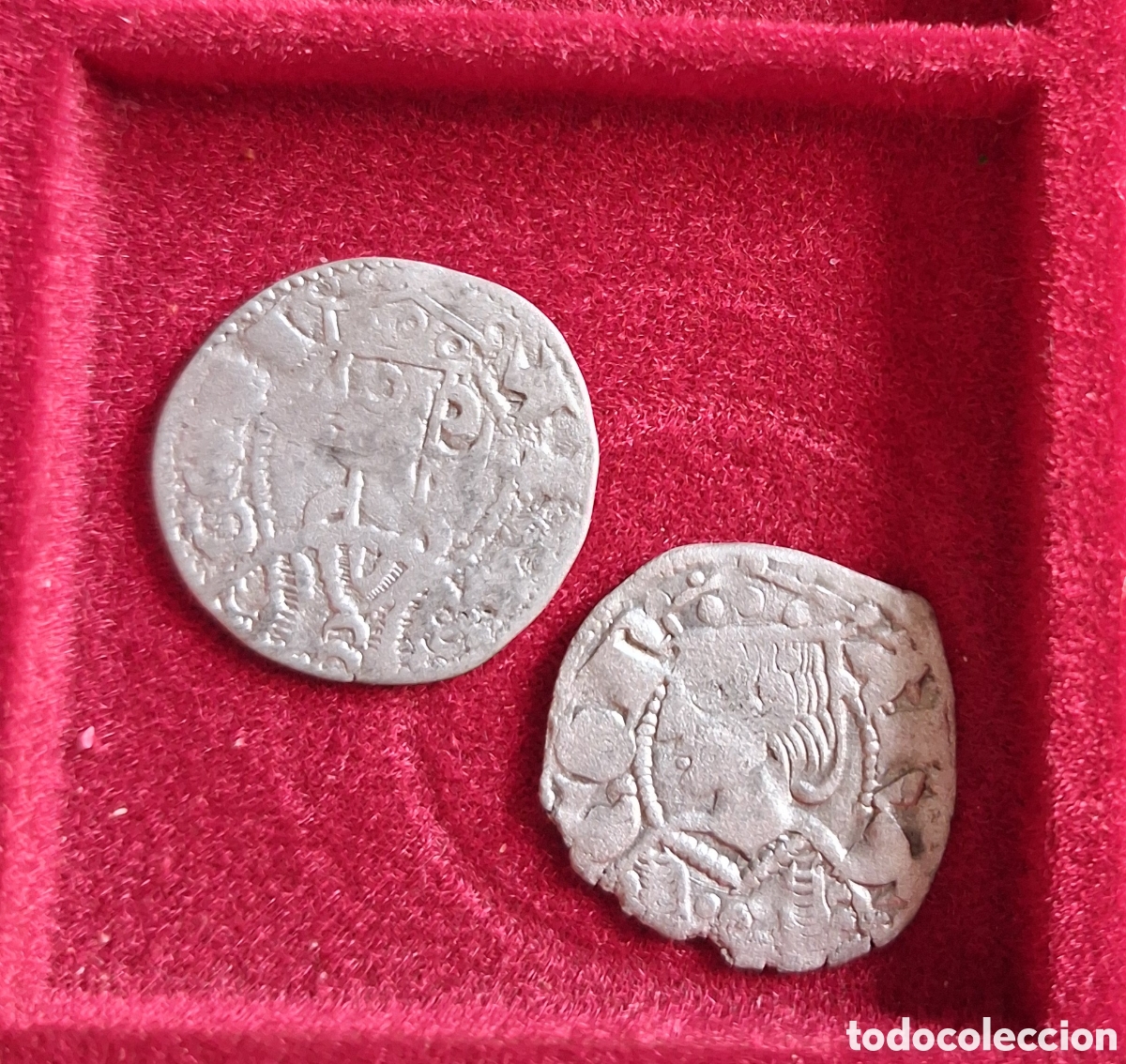 Monedas medievales: Lote de Vellon Jaime I y Jaime II