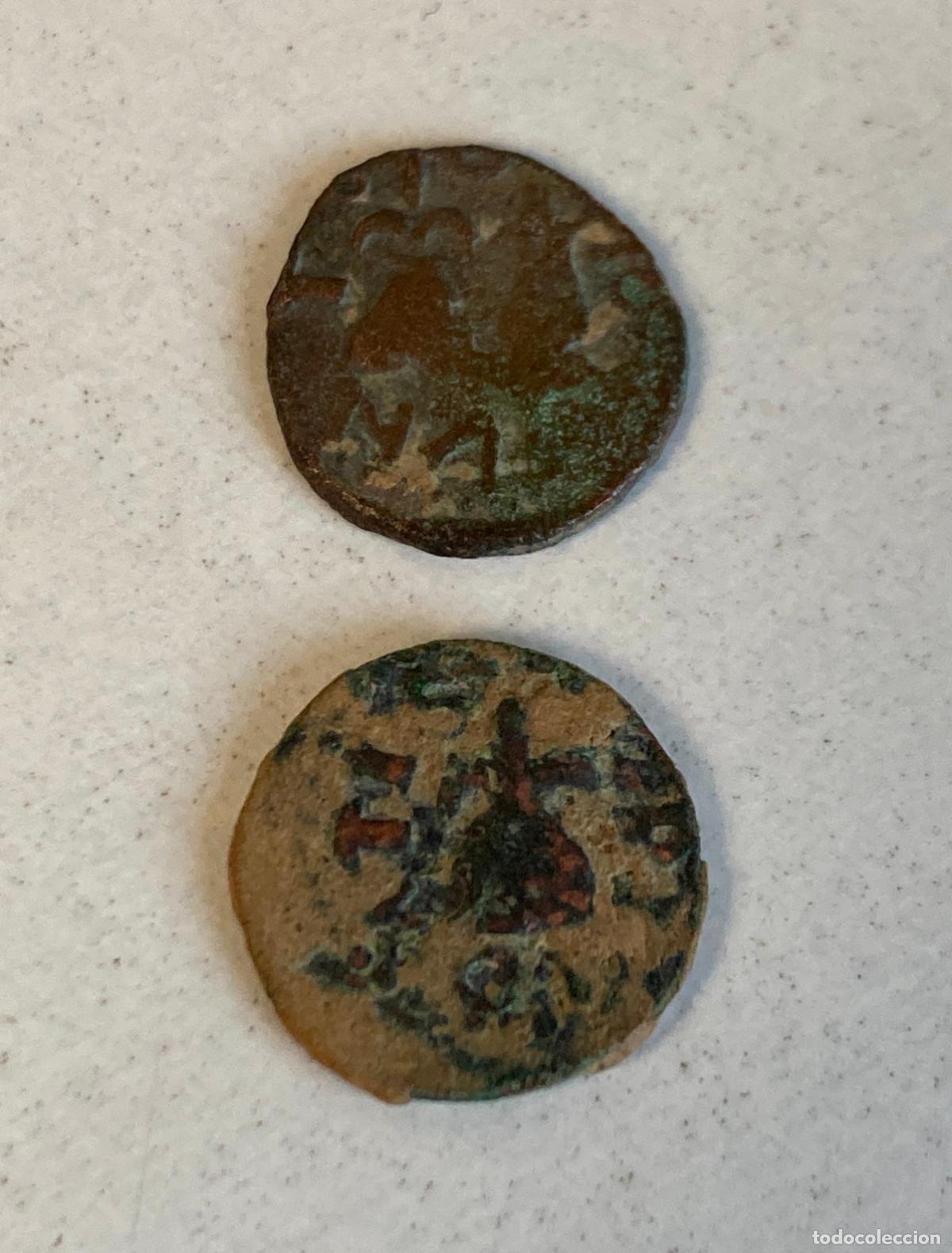 Monedas medievales: DOS DINERS, SENYALS DE AGRAMUNT? - VER FOTOS