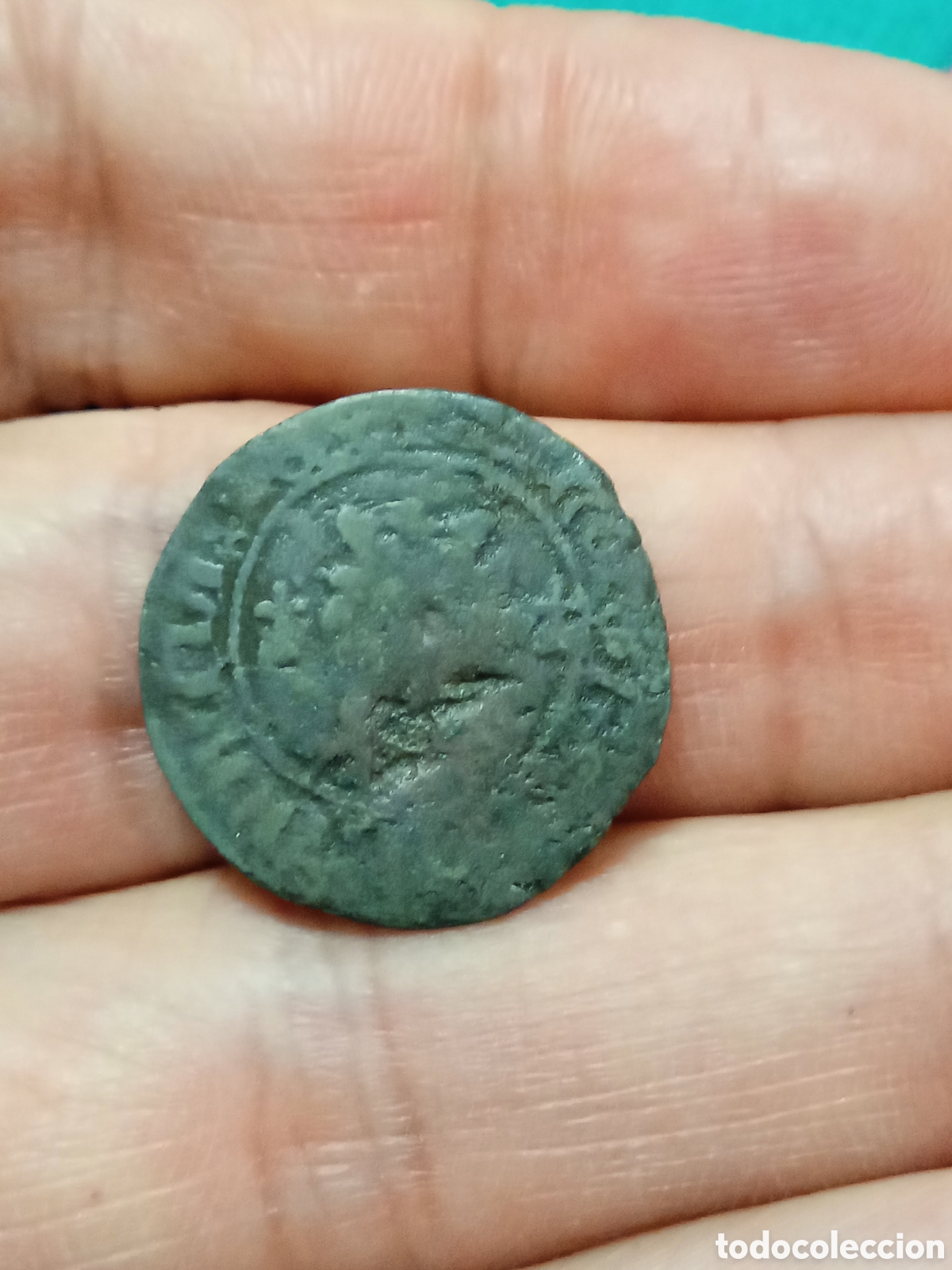 Monedas medievales: RARO DOBLER DE ALFONSO I DE MALLORCA, V DE ARAG&Oacute;N, IV DE BARCELONA MARCA MONTELISADOS