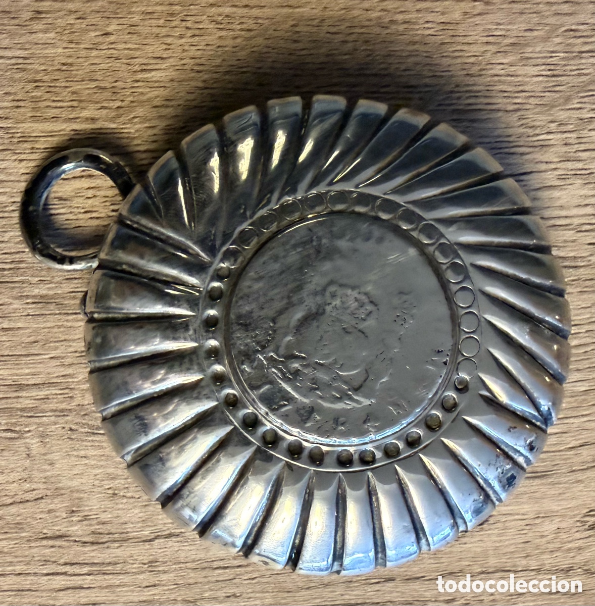 Monedas medievales: CENICERO PLATA BANCO DE ESPA&Ntilde;A &Uacute;NICO