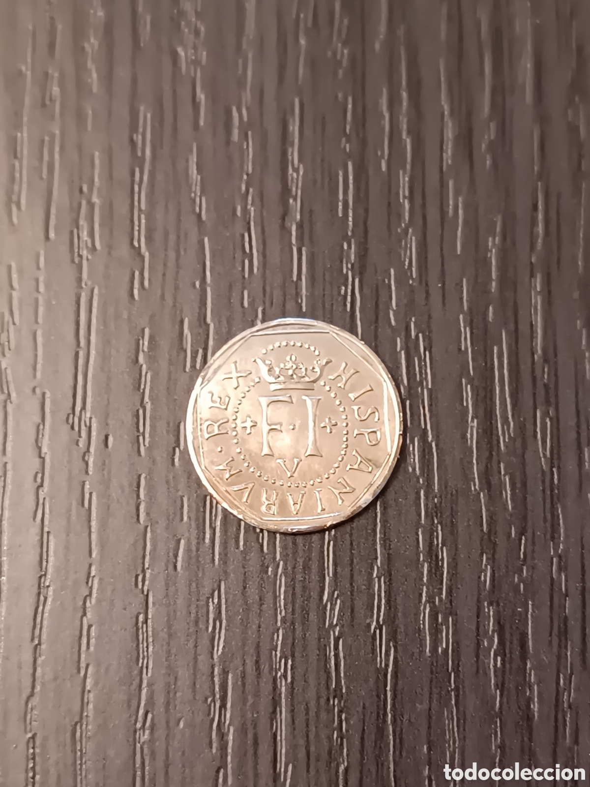 Monedas medievales: Replica Moneda Felipe V