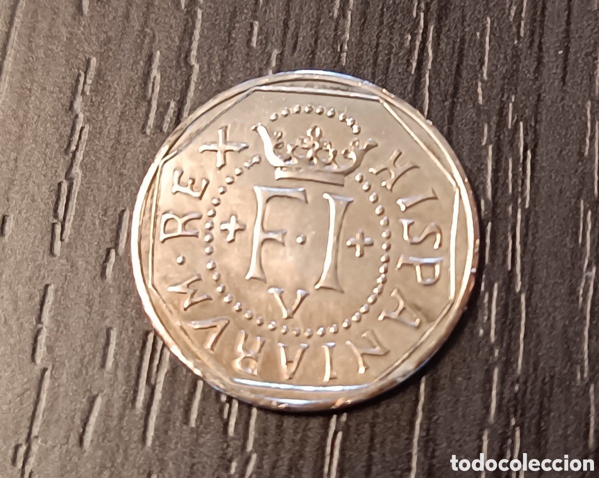 Monedas medievales: Replica Moneda Felipe V