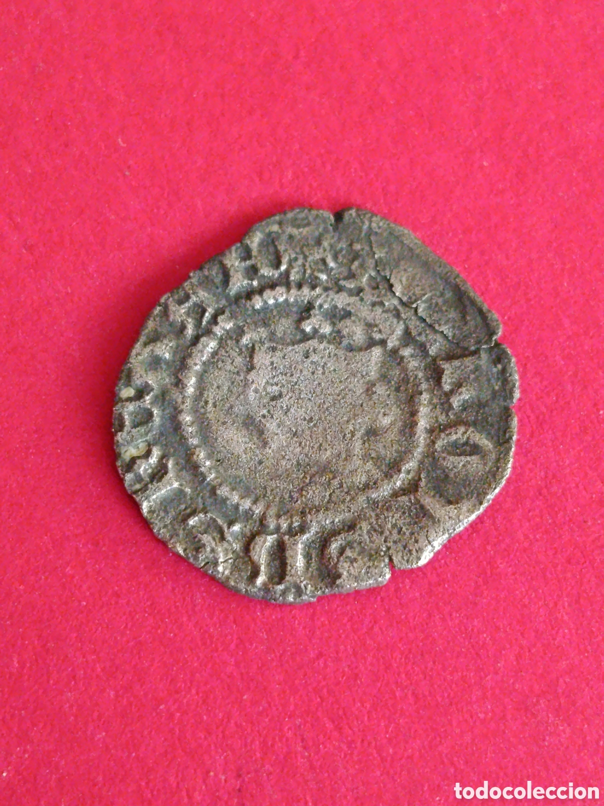 Monedas medievales: ALFONSO EL MAGN&Aacute;NIMO. ESCASO DINERO DE VELL&Oacute;N. VAL&Eacute;NCIA. CRU-867.