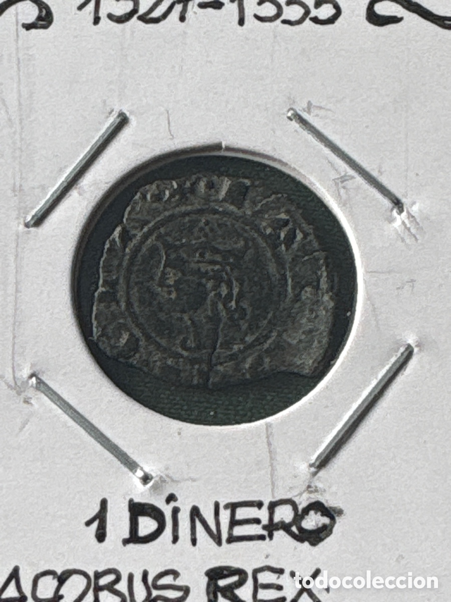 Monedas medievales: Moneda Jaime II, 1 Dinero, Condado de Barcelona (A15)