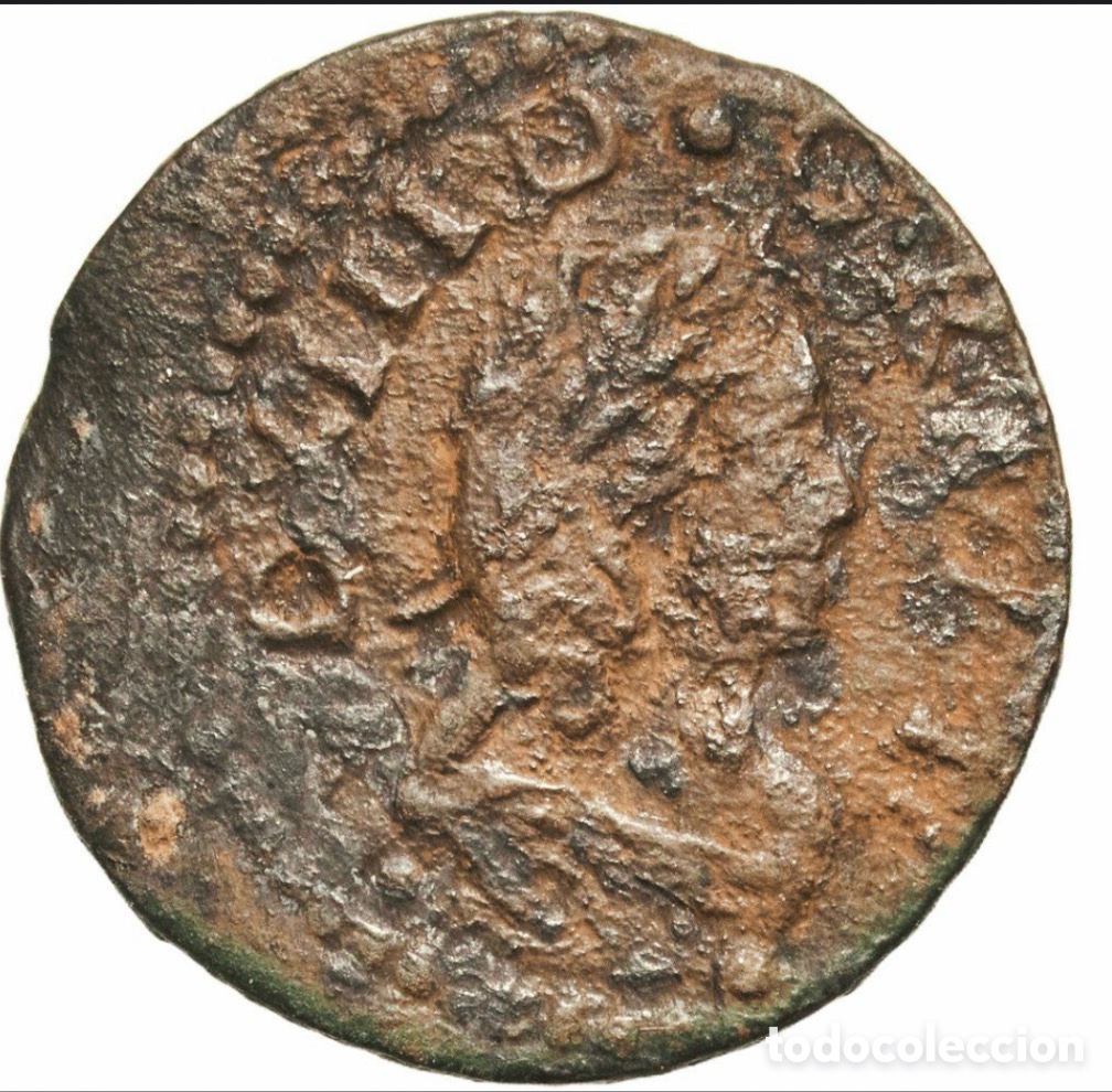 Monedas medievales: Moneda LUIS XIII. Seiseno 1642 Barcelona