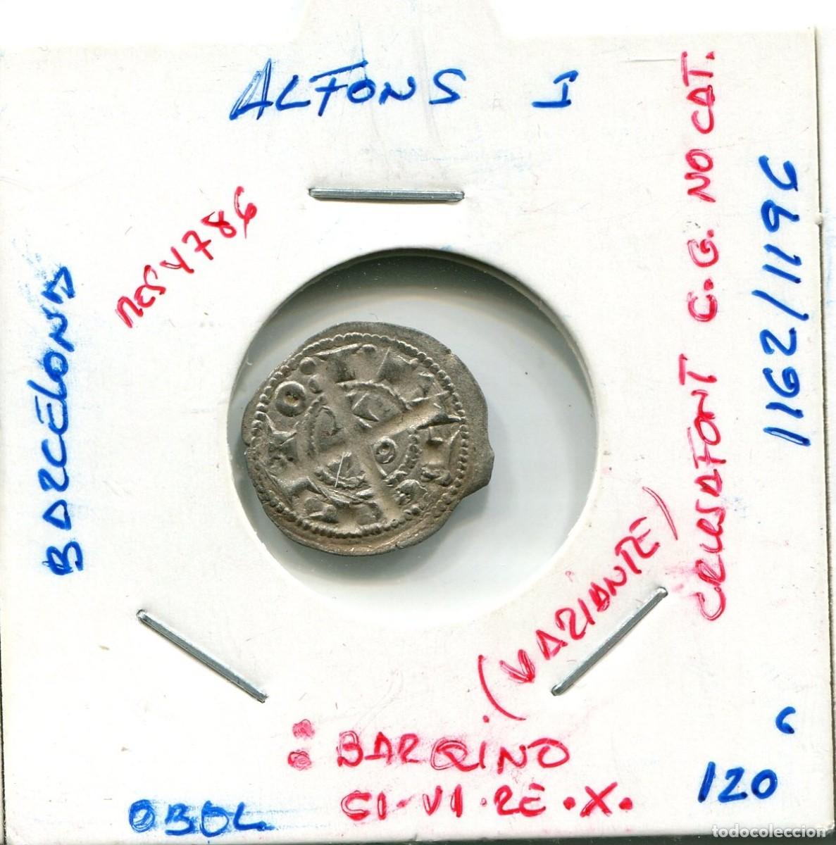 Monedas medievales: DINER ALFONS I A&Ntilde;O 1162/1196 CATALUNYA ( VARIANTE ) ( MES4786 )
