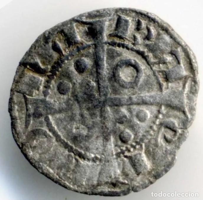 Monete medievali: OBOLO 1291-1327 BARCELONA. JAIME II. 0,44 GR, 13,3-14,1 MM. BAQINONA EN EL REVERSO