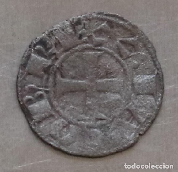 Monete medievali: DINERO 1222-1256 BARCELONA. JAIME I. 0,82 GR, 17,2 MM. RARA