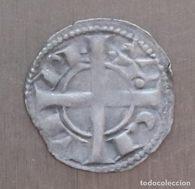 Monete medievali: DINERO 1164-1196 BARCELONA. ALFONSO I. 0,90 GR, 18,3 MM. RARA