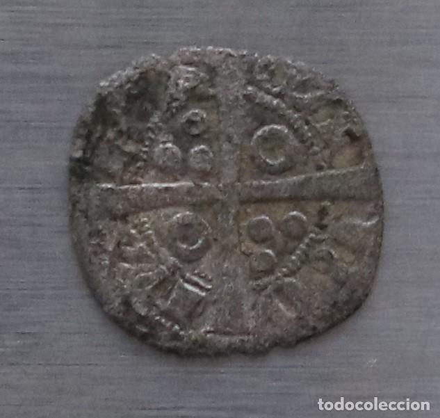 Monete medievali: DINERO 1285-1291 BARCELONA. ALFONSO III. 0,94 GR, 16,3 MM. RARA