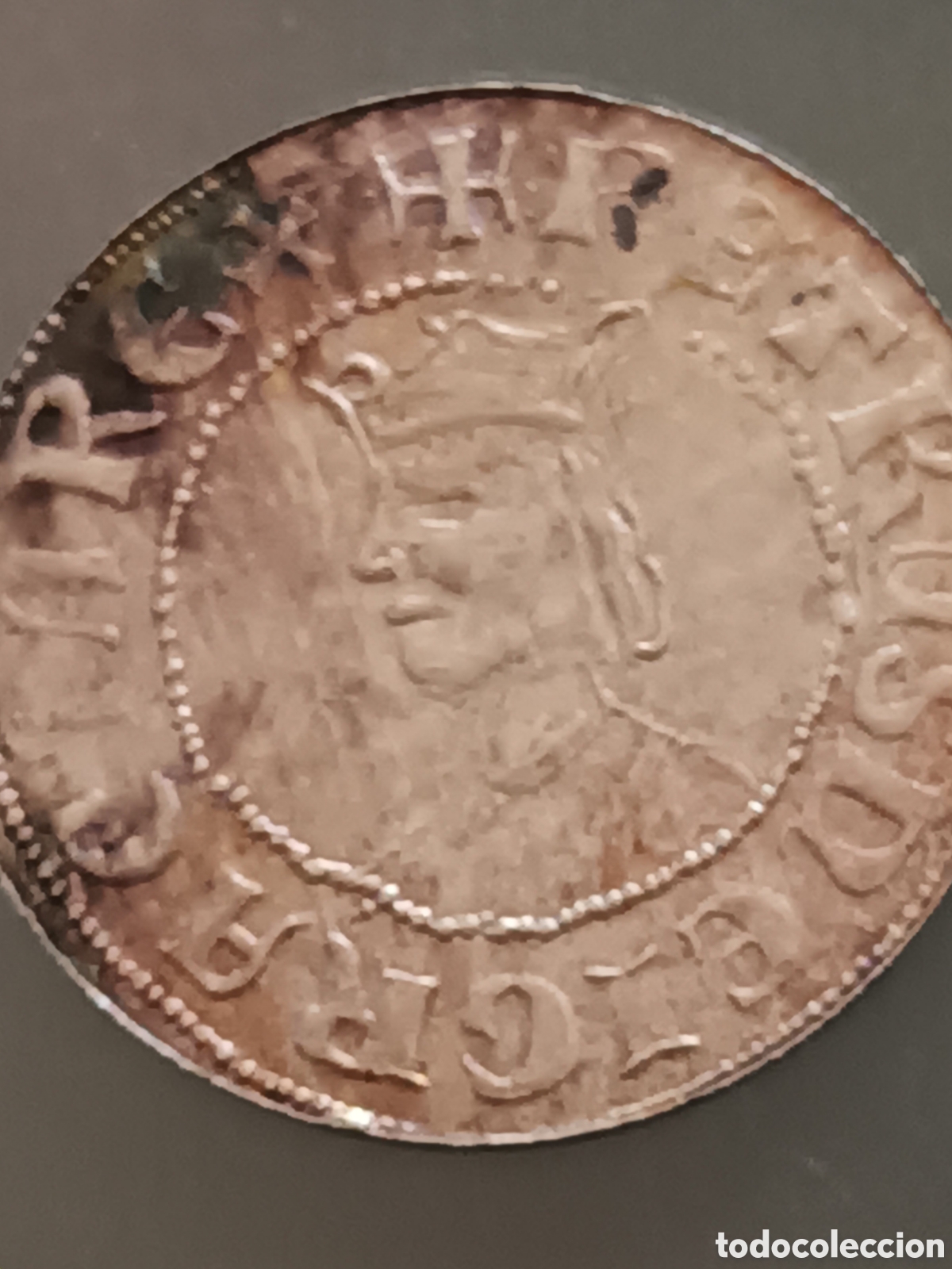 Monedas medievales: MONEDA MEDIEVAL DE PLATA PEDRO II REINADO CATAL&Aacute;N