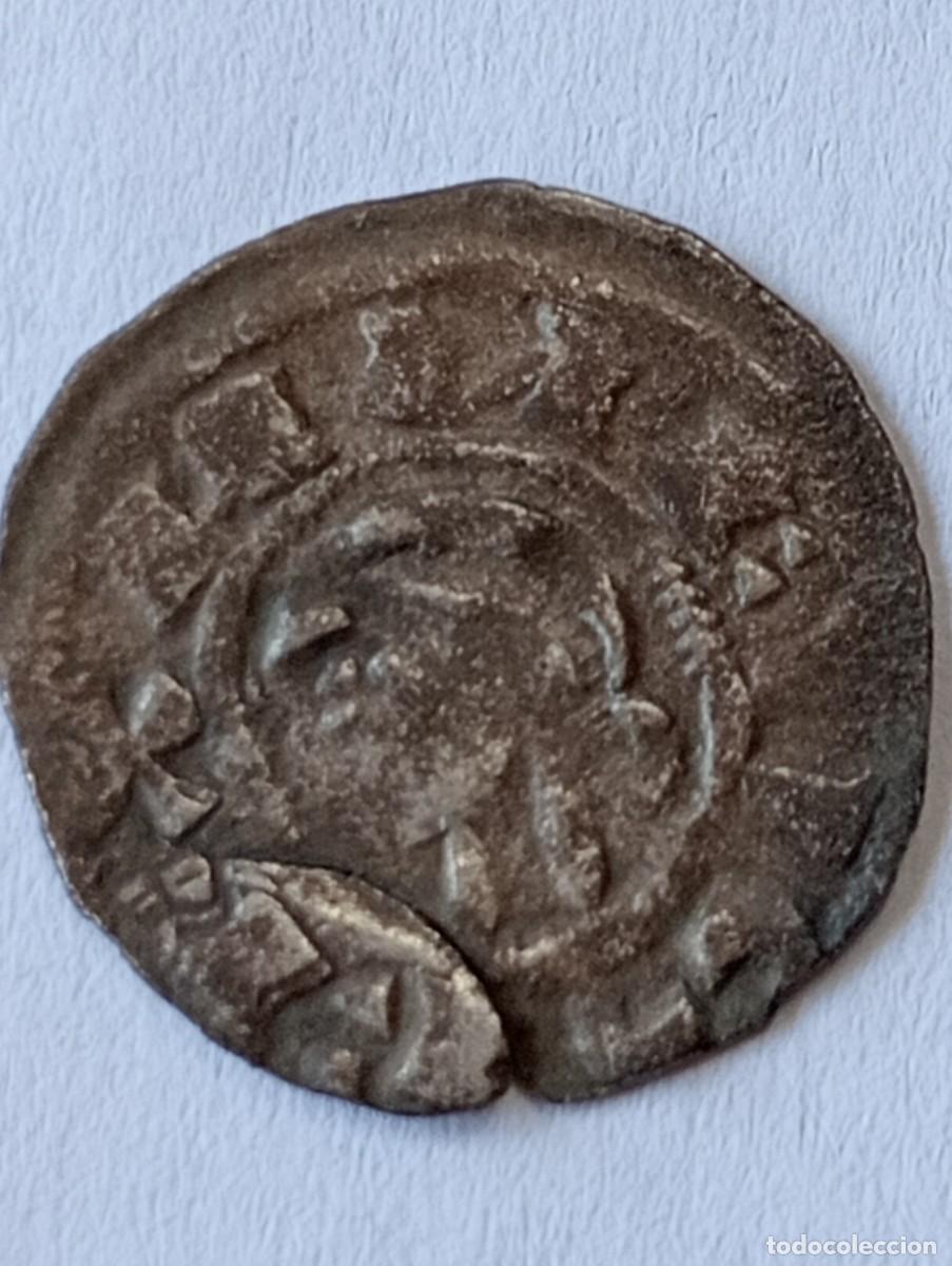 Monedas medievales: MONEDA ORIGINAL ALFONSO I DE ARAGON A&Ntilde;O 1109-1129 DINERO DE VELLON BUENOS RELIEVES