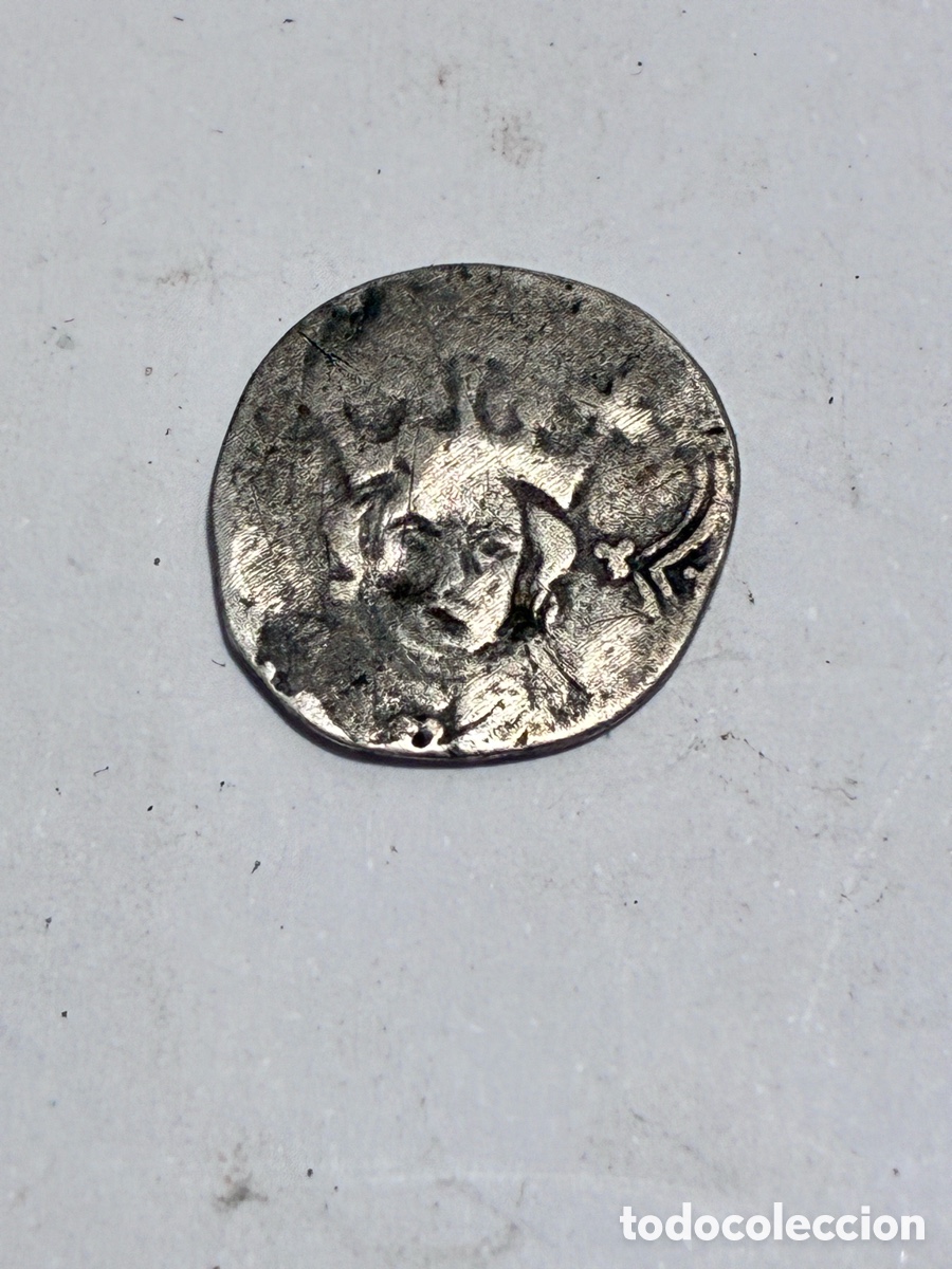 Mittelalterliche M&uuml;nzen: Juan II. 1 Real. (1,21g., 16mm). Valencia. (1458-1479). Escaso ejemplar /V1