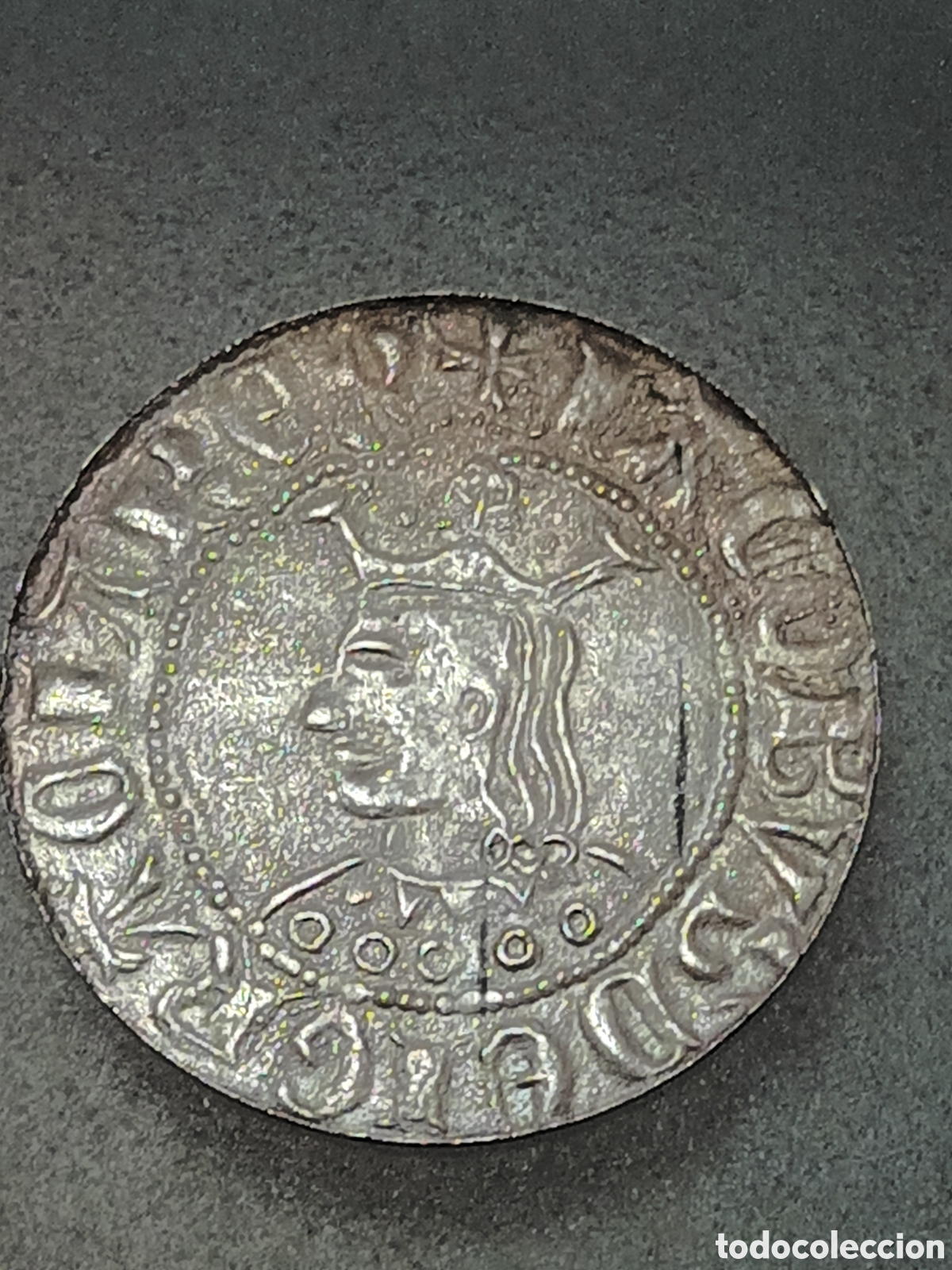 Monedas medievales: MONEDA DE UN CROAT DE PLATA BAJO REINADO DE PEDRO III O JAIME II PRINCIPADO CATAL&Aacute;N